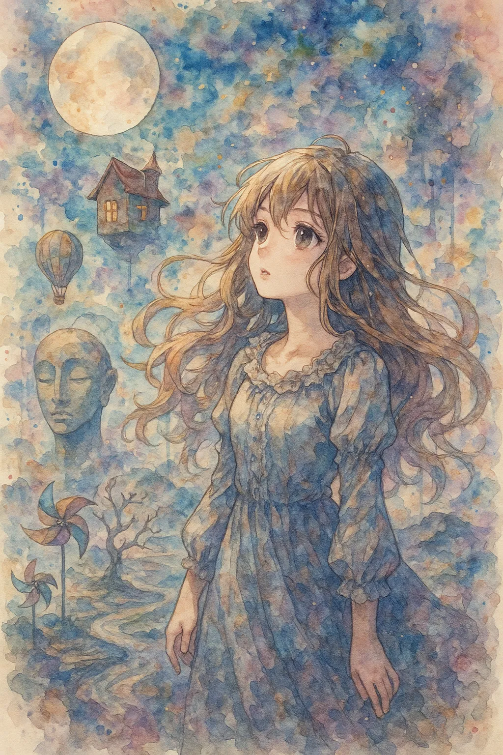 AI generated Abstract AI Art Generator 9:16 portrait style