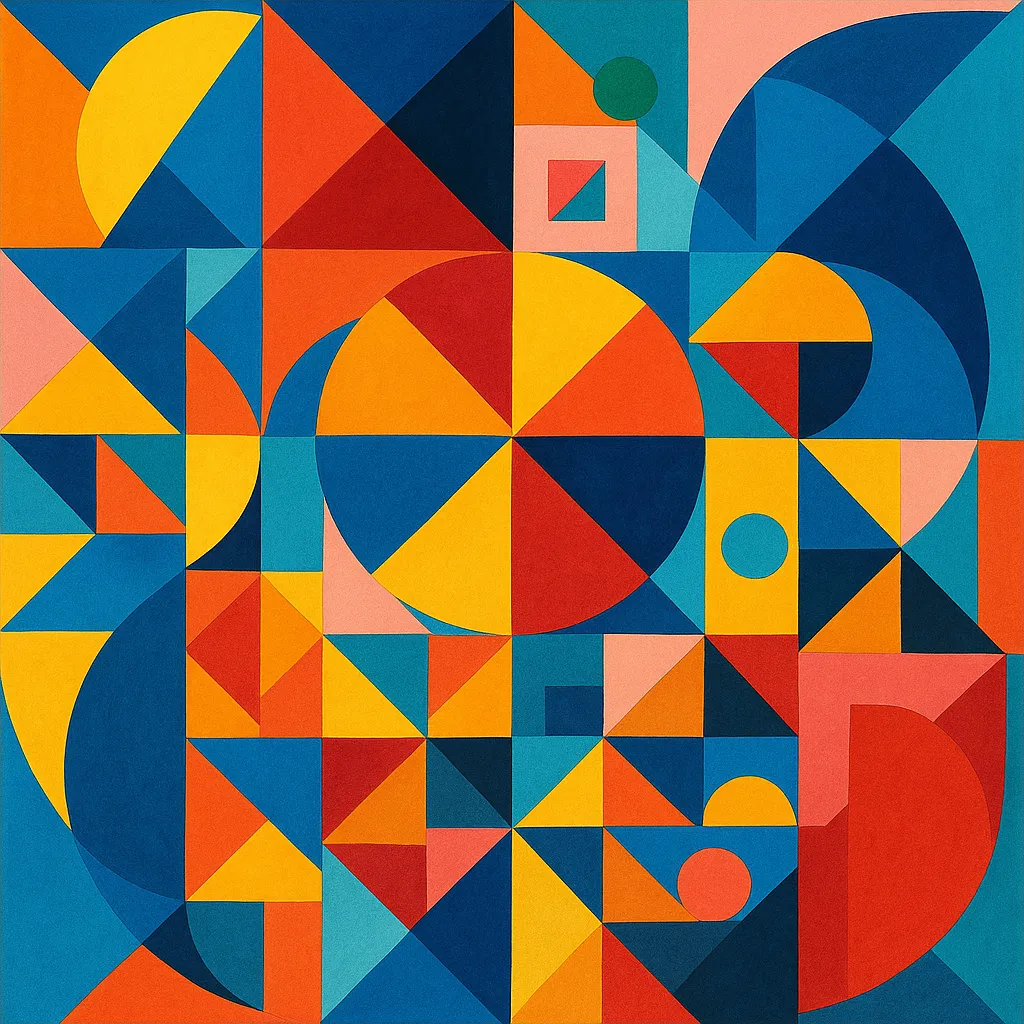 AI generated Abstract AI Art Generator 1:1 square style