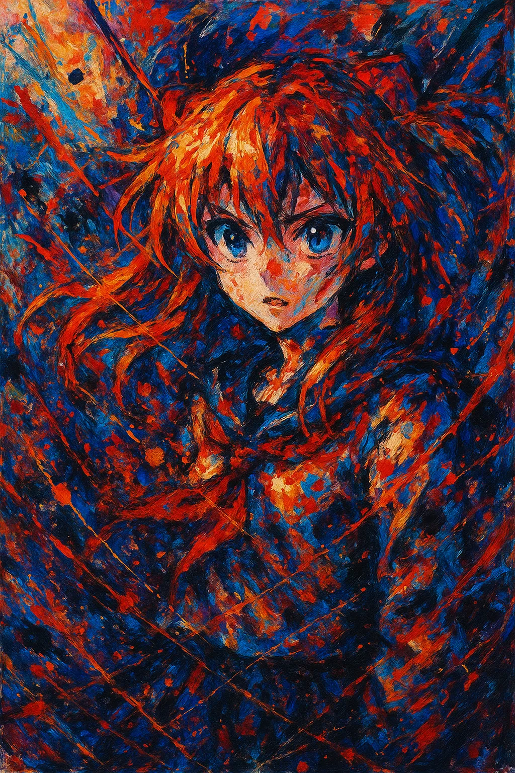 AI generated Abstract AI Art Generator 9:16 portrait style