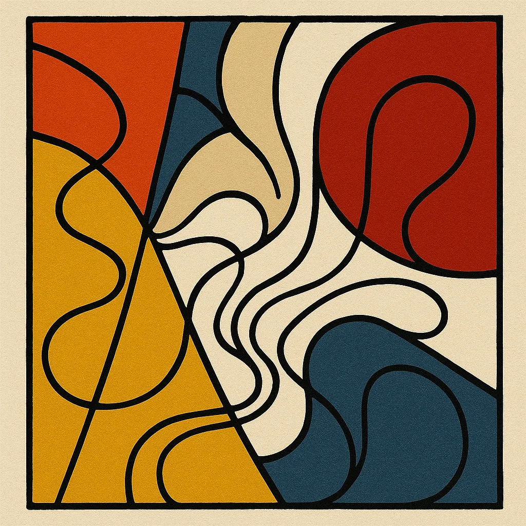 AI generated Abstract AI Art Generator 1:1 square style
