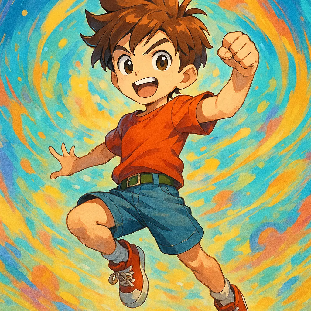 AI generated AI Cartoon Generator From Text Free 1:1 square style