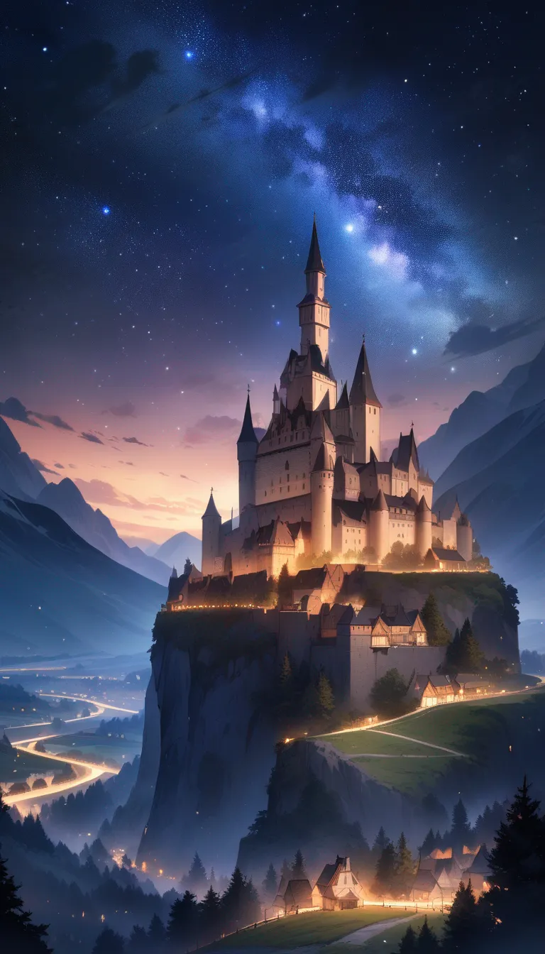 AI generated AI Castle Generator 9:16 portrait style