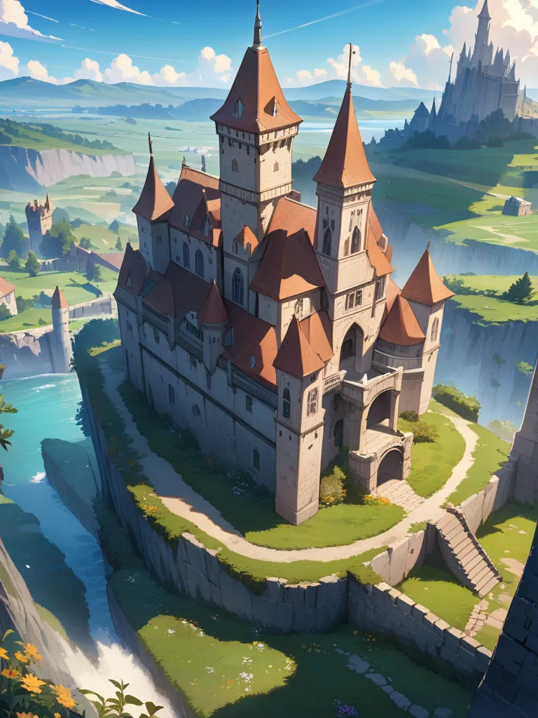 AI generated AI Castle Generator 3:4 portrait style