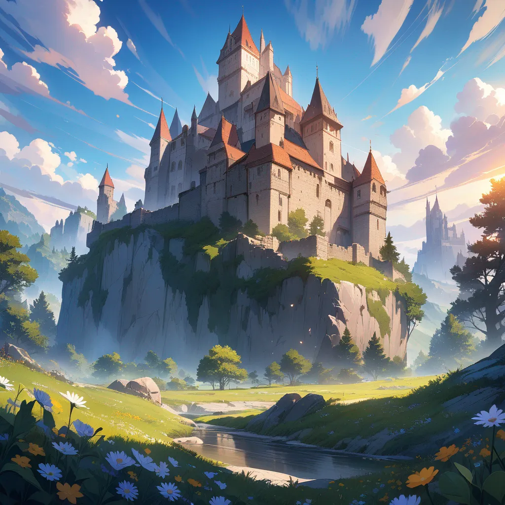 AI generated AI Castle Generator 1:1 square style
