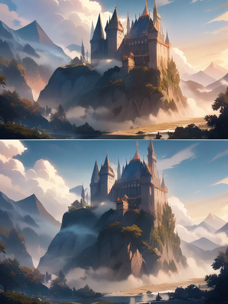AI generated AI Castle Generator 3:4 portrait style