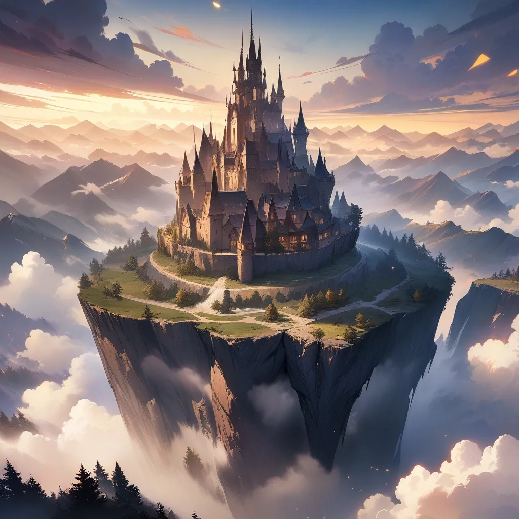 AI generated AI Castle Generator 1:1 square style