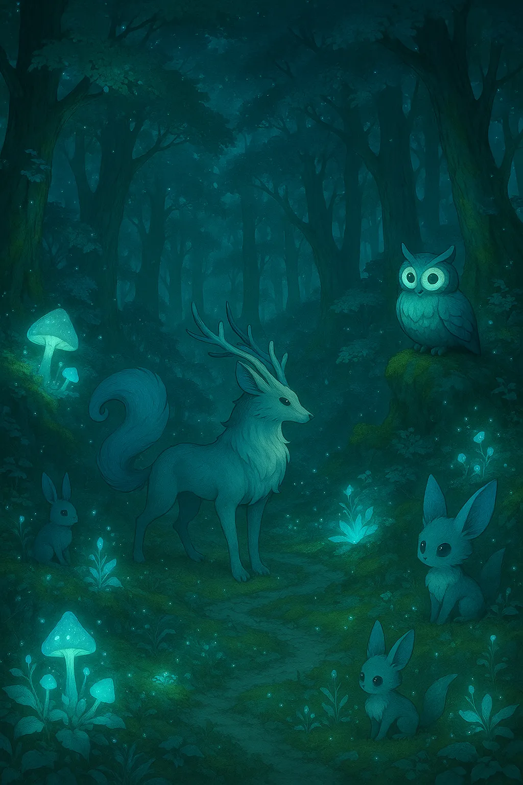 AI generated AI Creature Generator 3:4 portrait style
