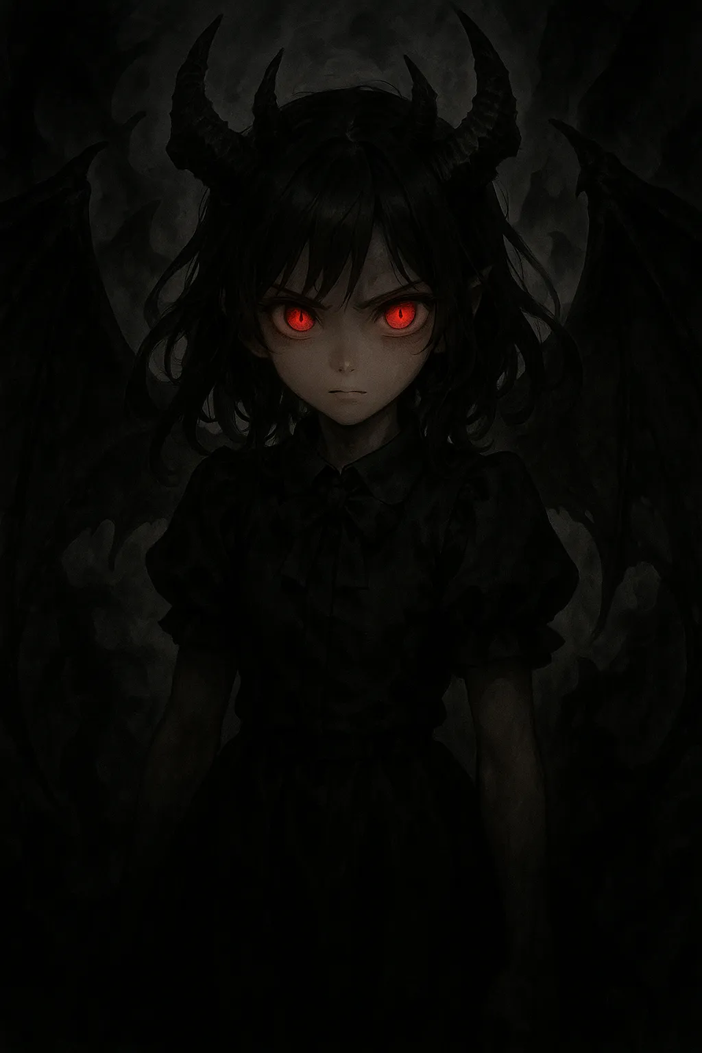 AI generated AI Dark Art Generator 3:4 portrait style