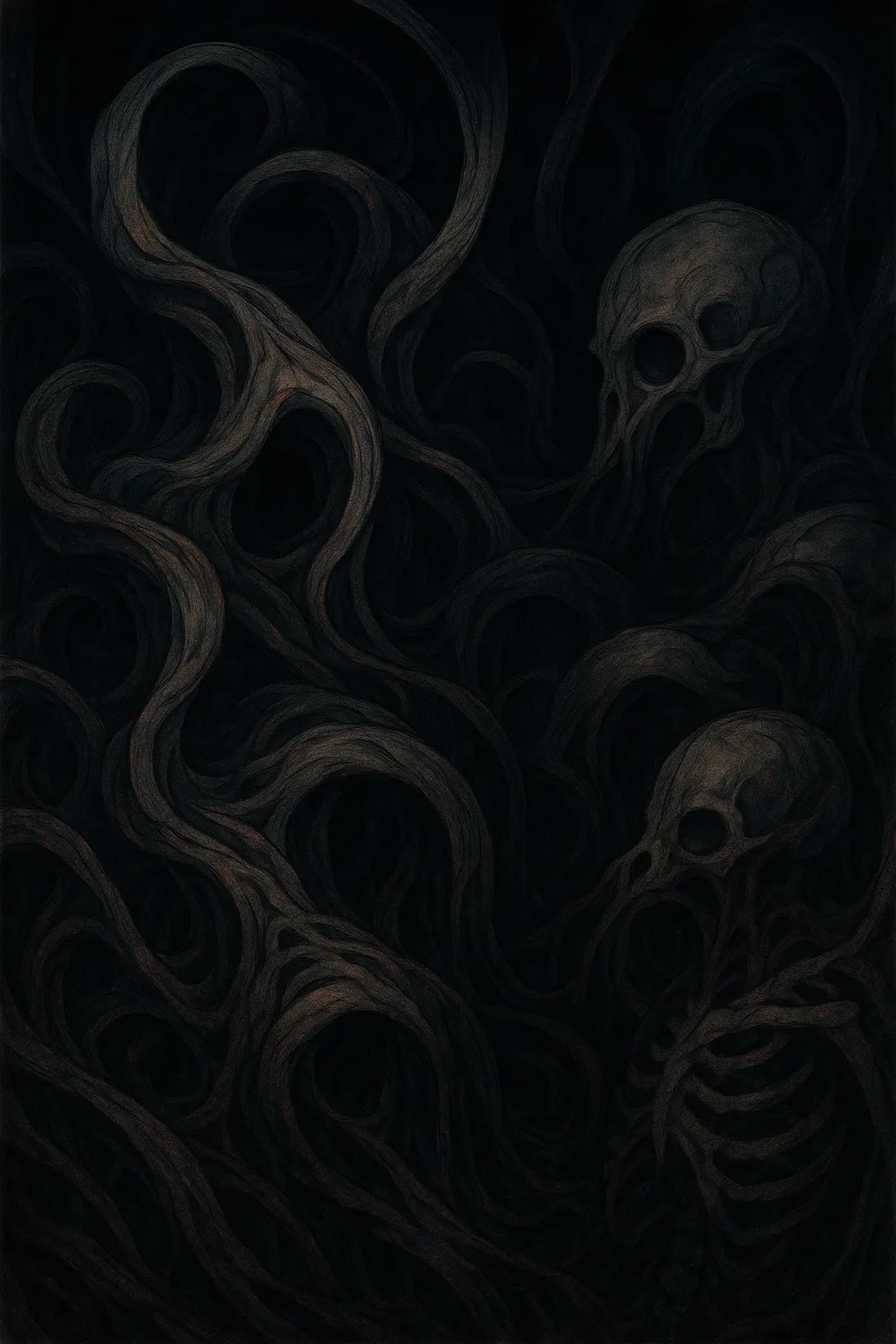 AI generated AI Dark Art Generator 3:4 portrait style