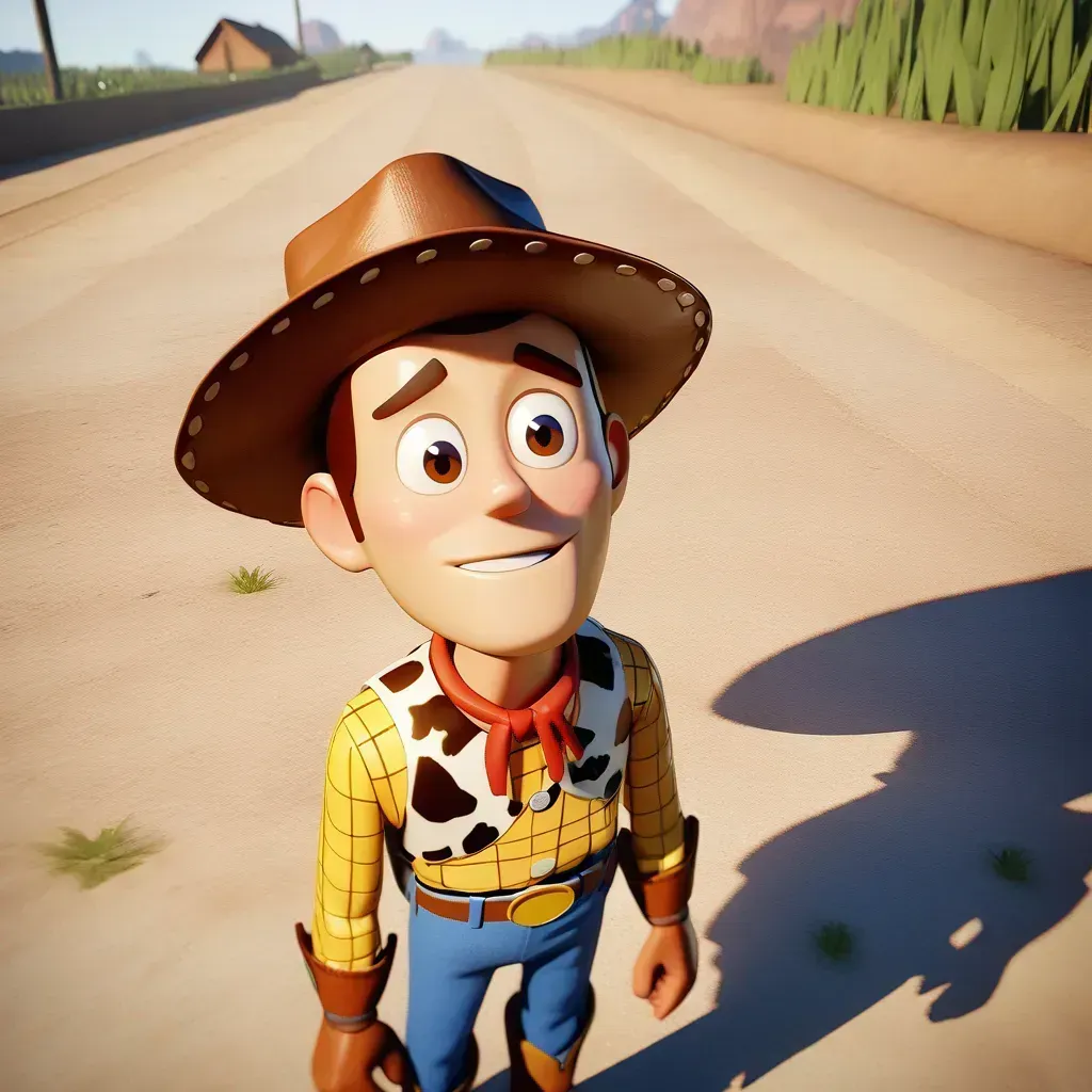 AI generated AI Disney Pixar Generator 3:4 portrait style