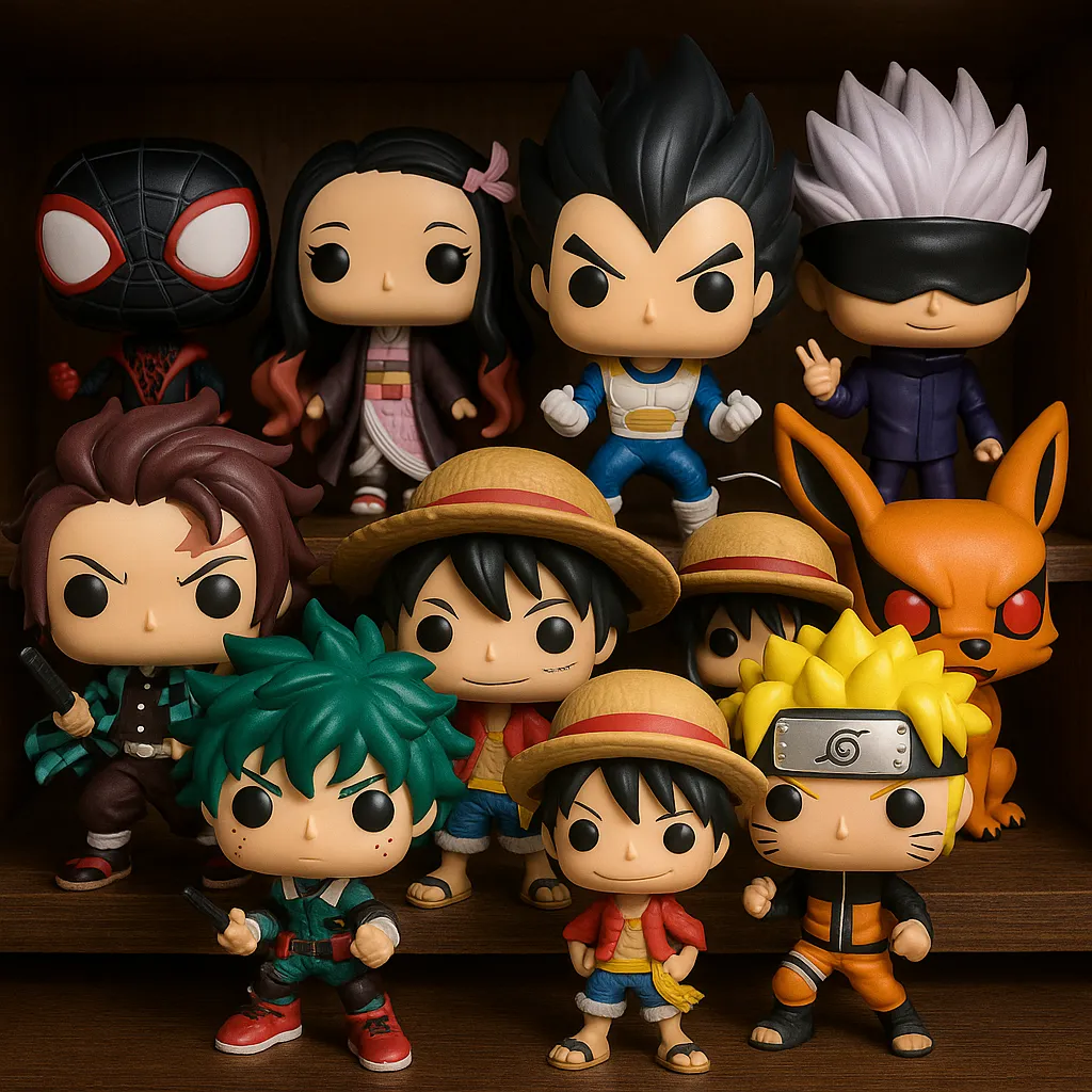 AI generated AI Funko Pops Creator 1:1 square style