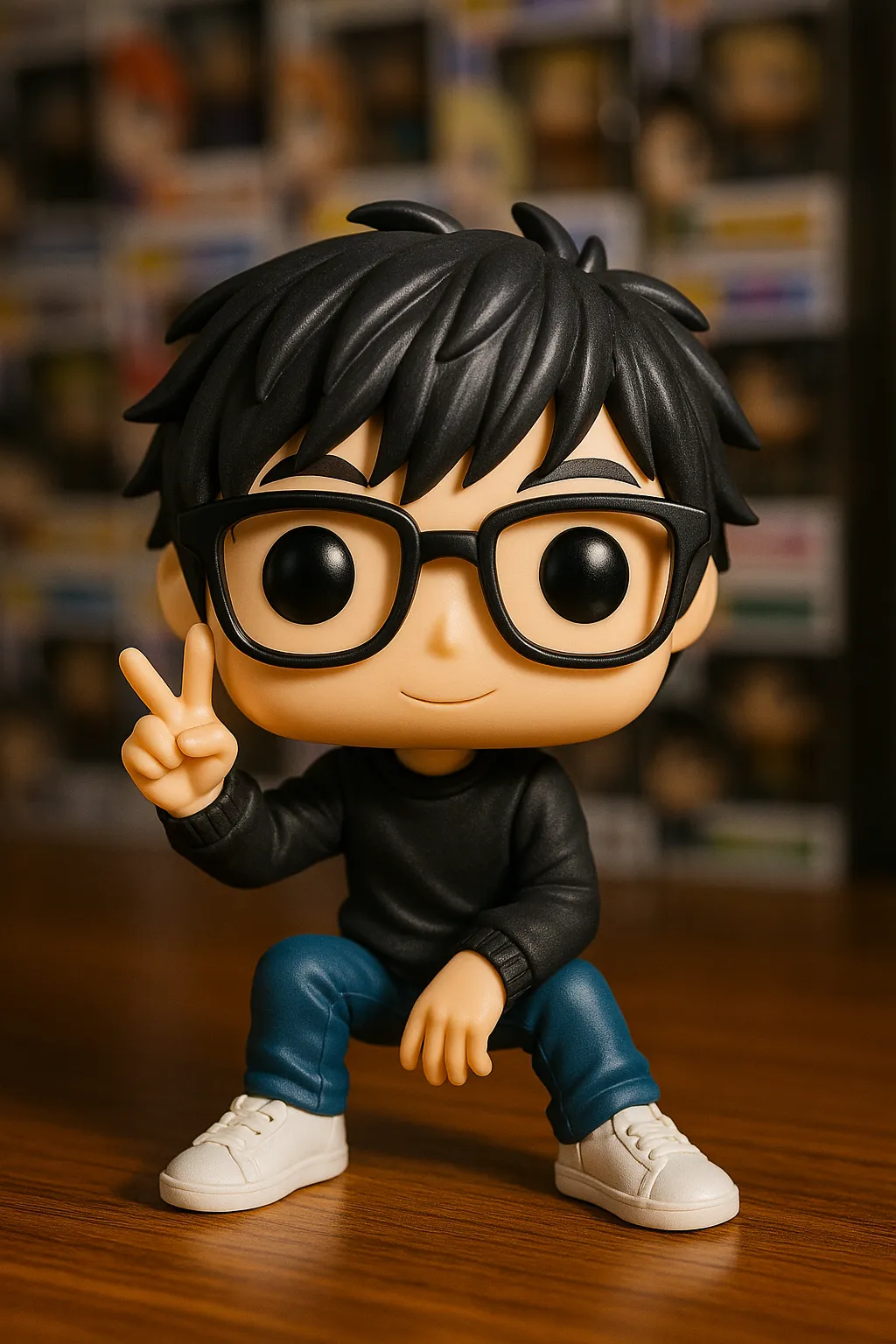 AI generated AI Funko Pops Creator 3:4 portrait style