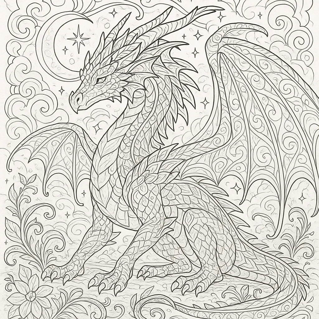 AI generated AI Generated Coloring Pages 1:1 square style