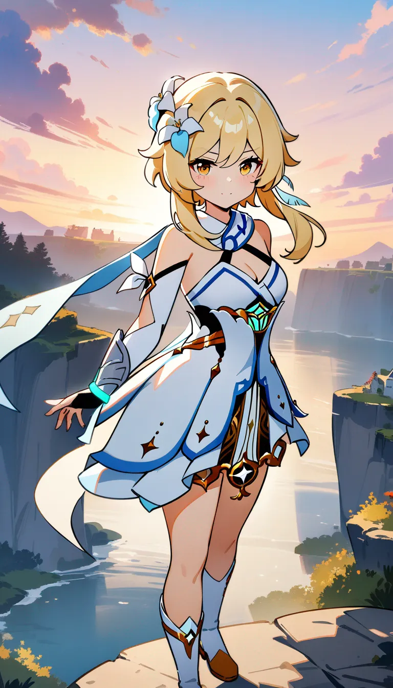 AI generated AI Genshin Impact Generator 9:16 portrait style