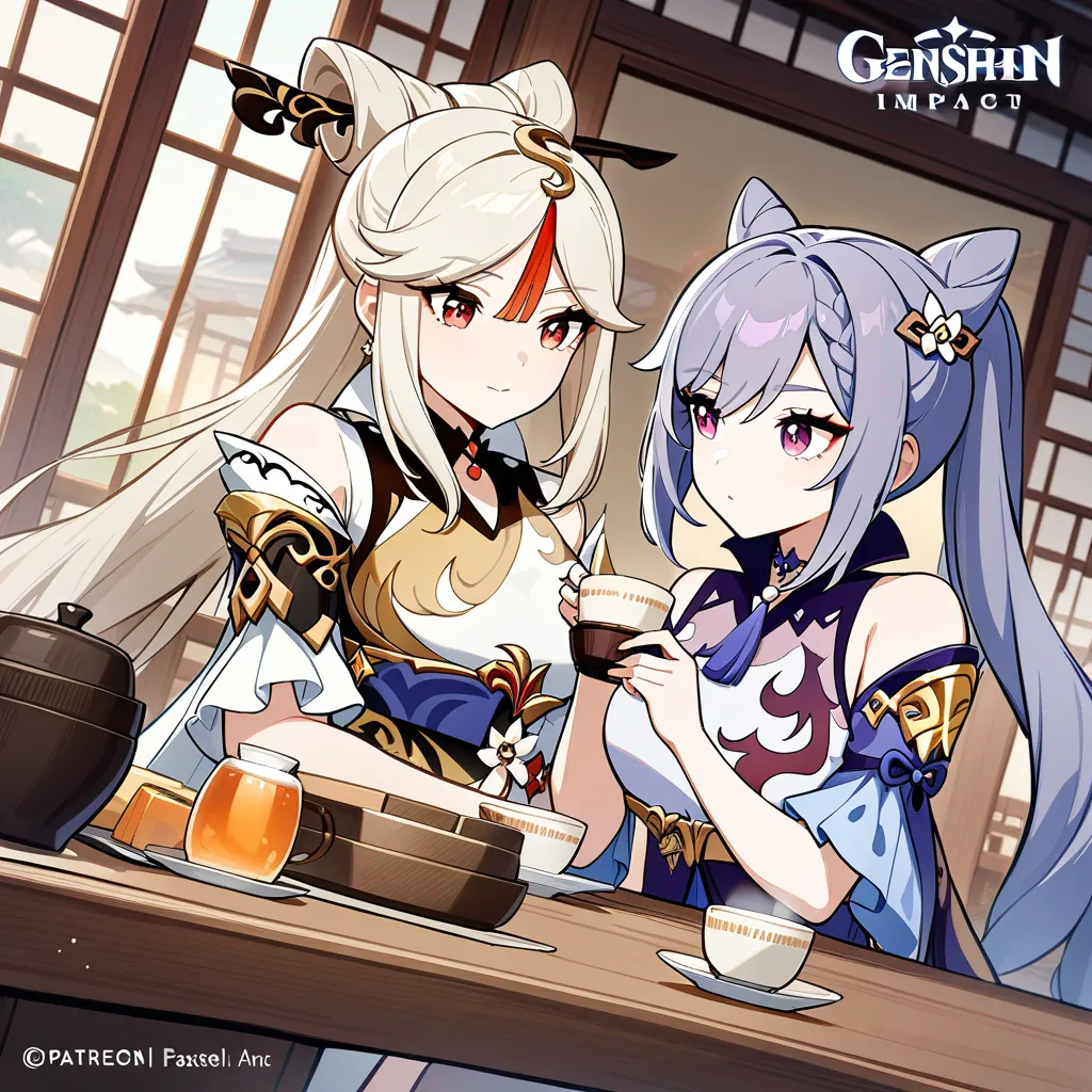 AI generated AI Genshin Impact Generator 1:1 square style