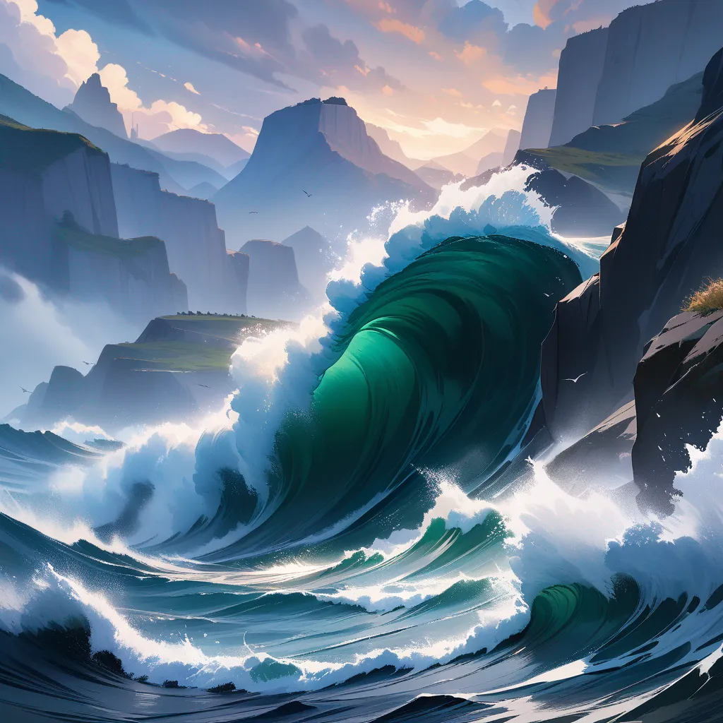 AI generated AI Landscape Generator 1:1 square style