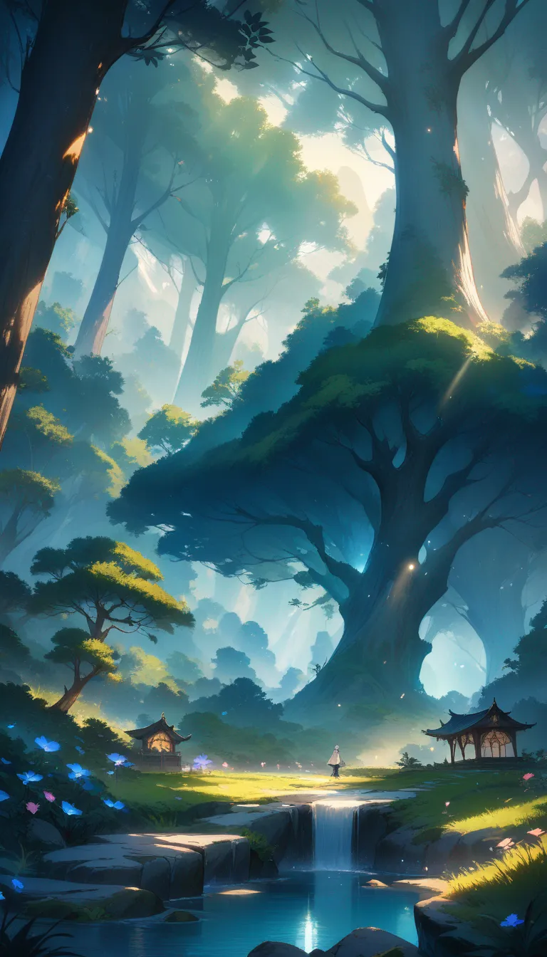 AI generated AI Landscape Generator 9:16 portrait style