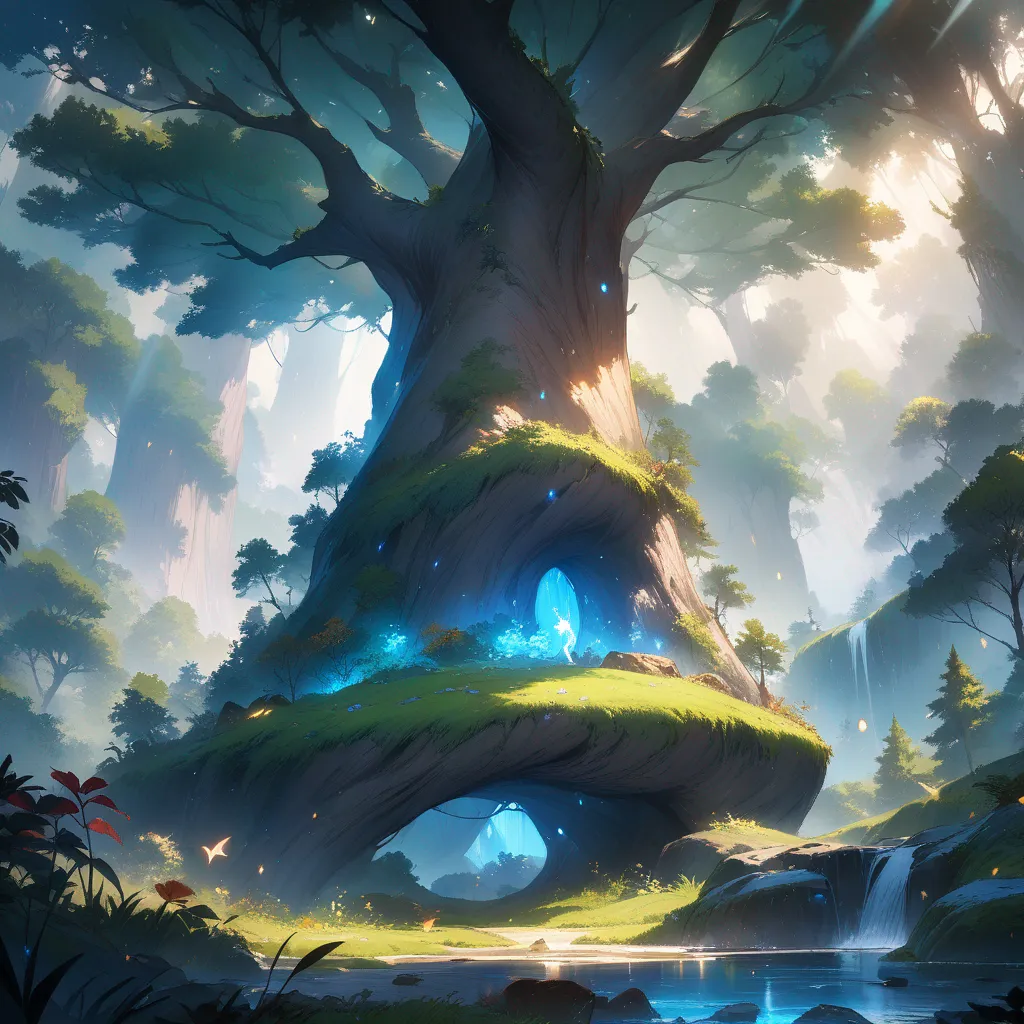 AI generated AI Landscape Generator 1:1 square style