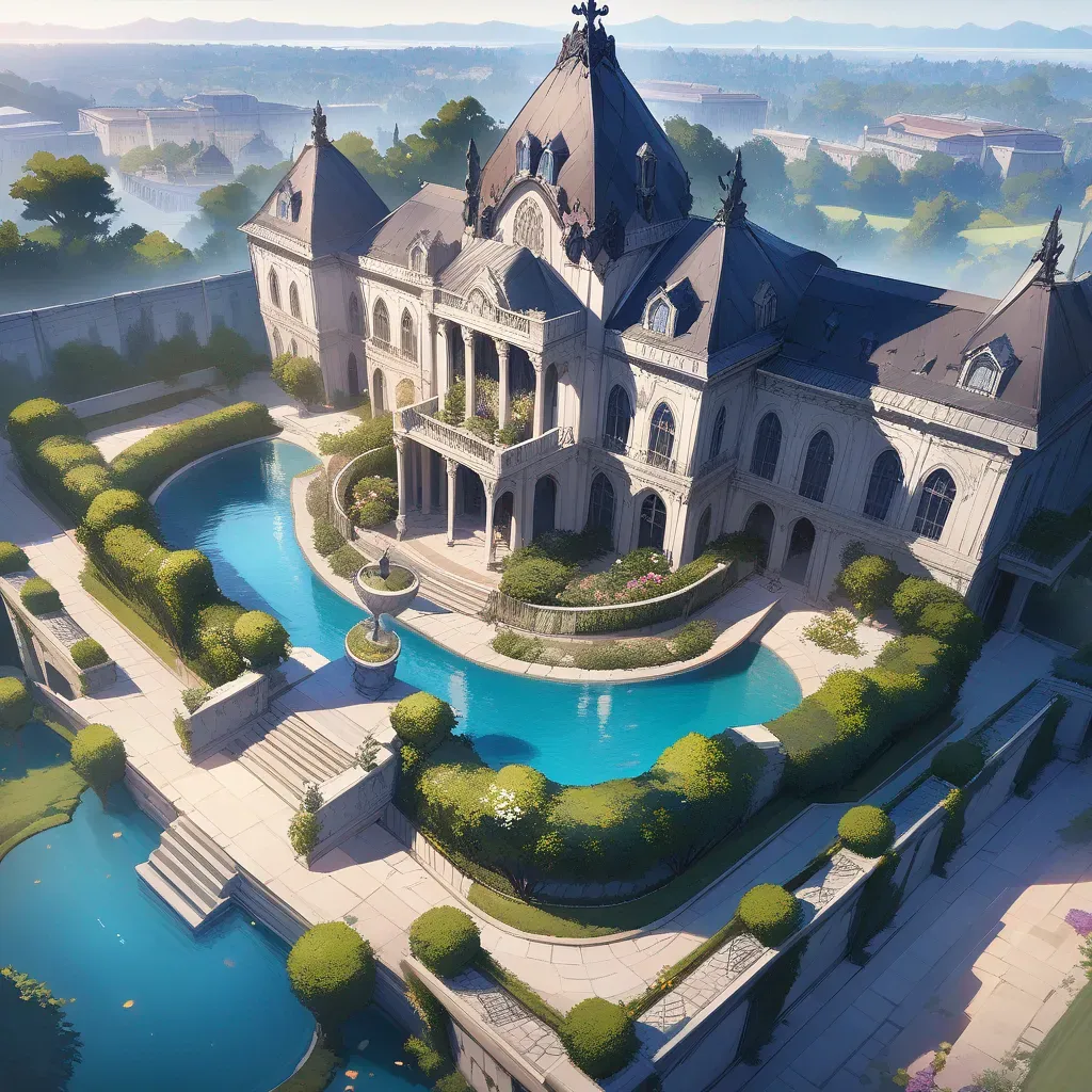 AI generated AI Mansion Builder square style