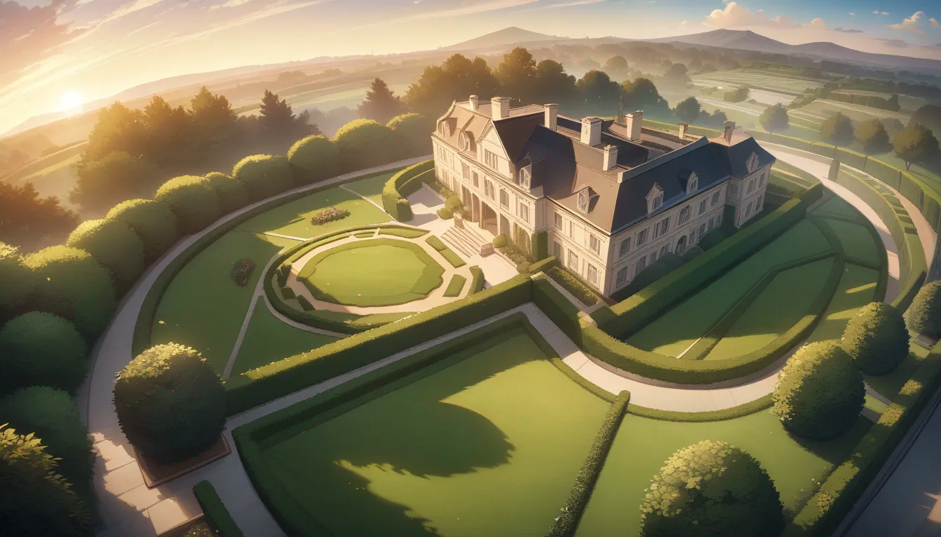 AI generated AI Mansion Builder landscape style