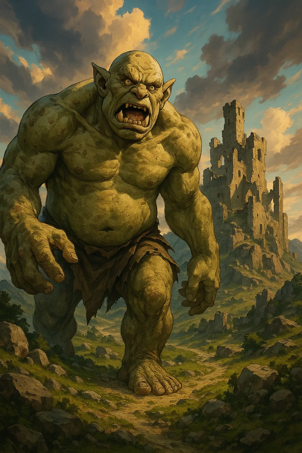 AI generated AI Monster Generator 3:4 portrait style
