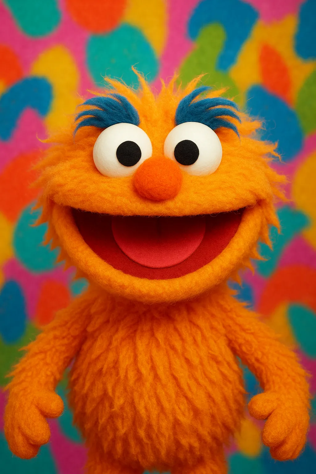 AI generated AI Muppet Generator 9:16 portrait style