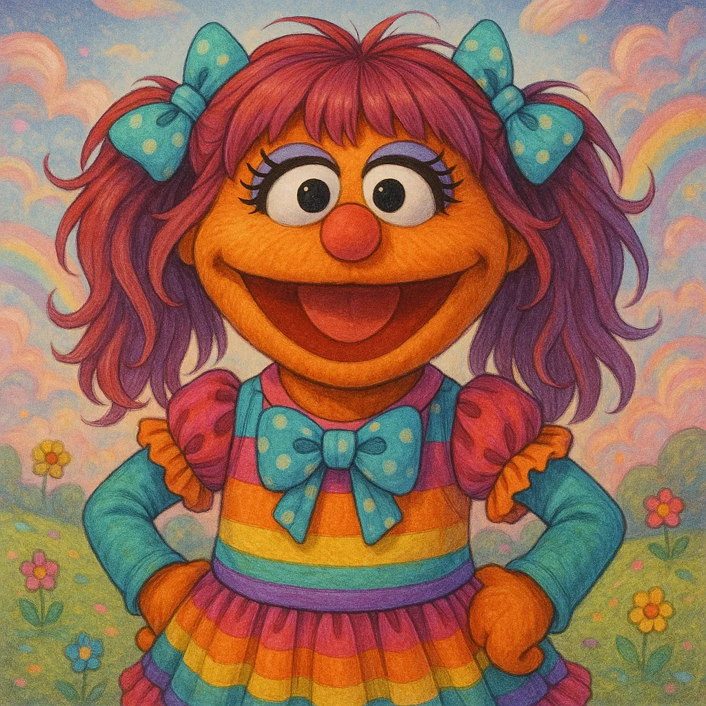 AI generated AI Muppet Generator 1:1 square style