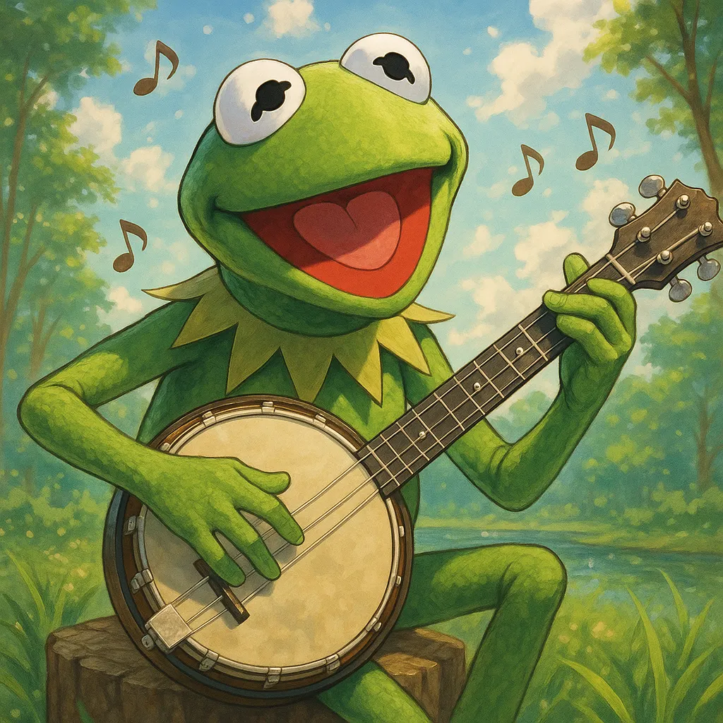 AI generated AI Muppet Generator 1:1 square style