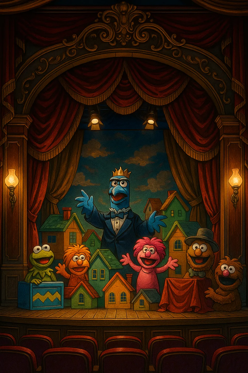 AI generated AI Muppet Generator 3:4 portrait style