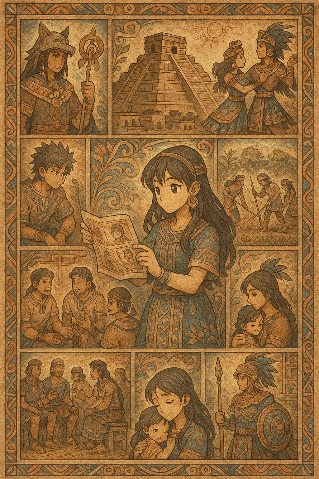 AI generated AI Mural Generator 3:4 portrait style