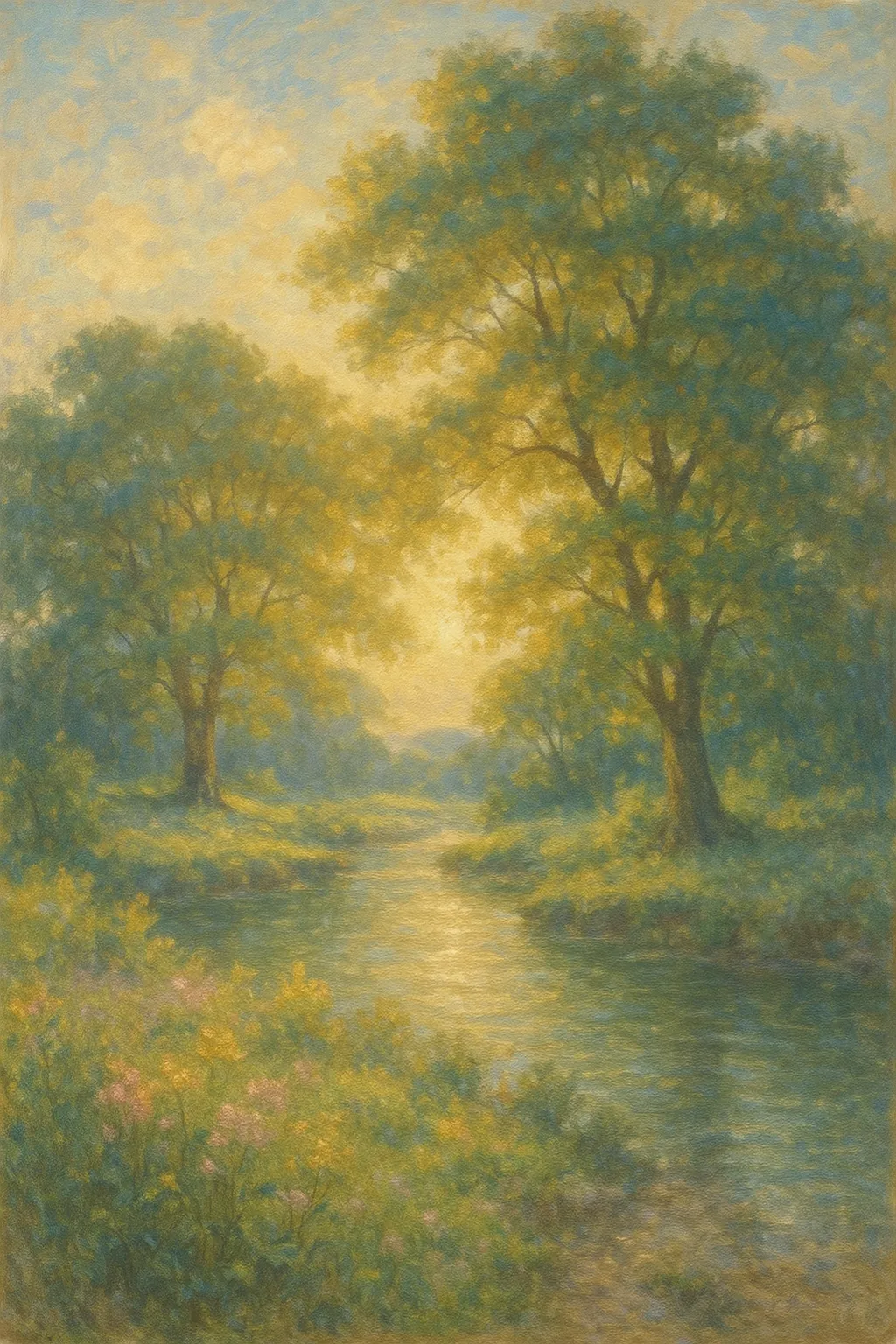 AI generated AI Oil Painter 3:4 portrait style