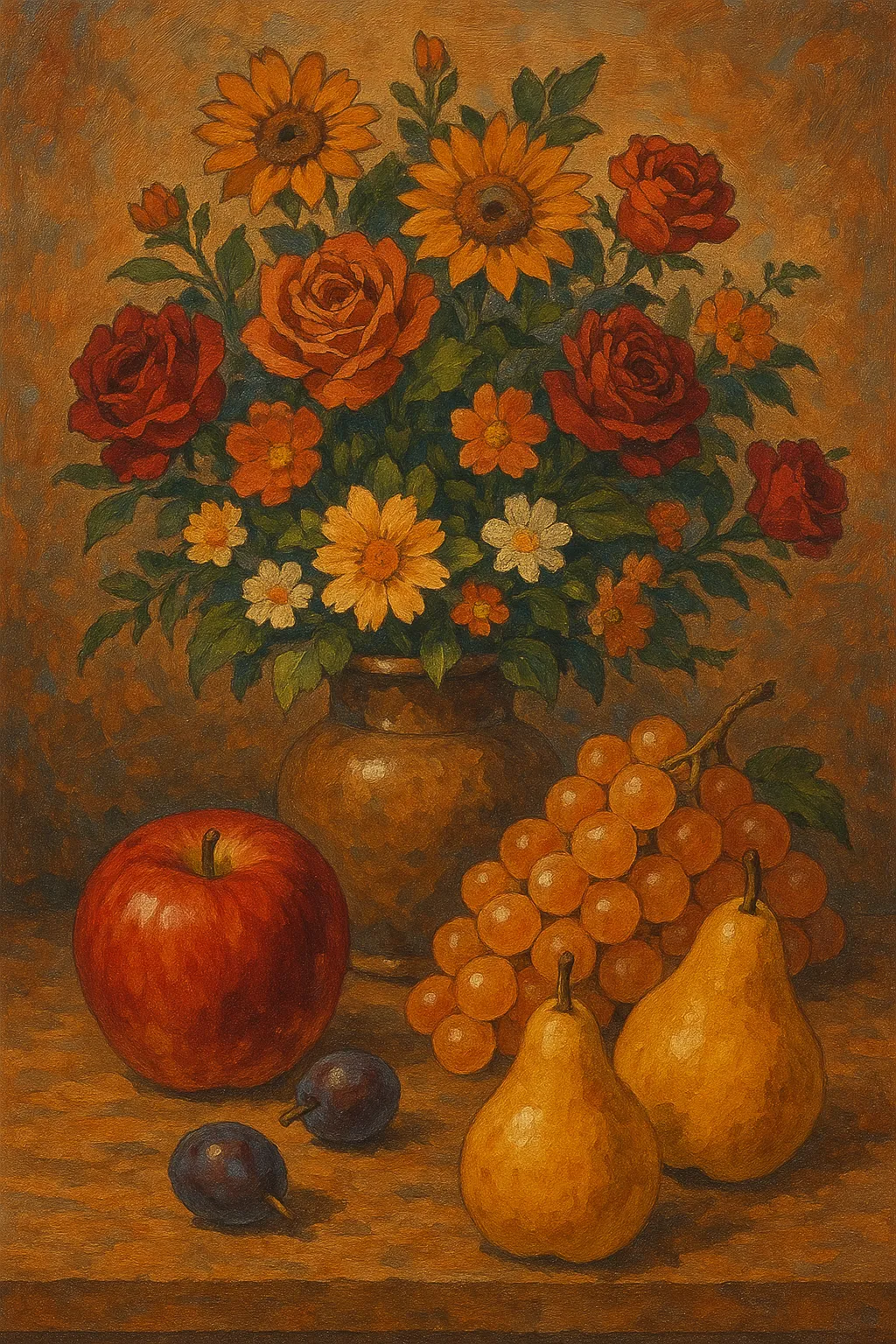 AI generated AI Oil Painter 9:16 portrait style