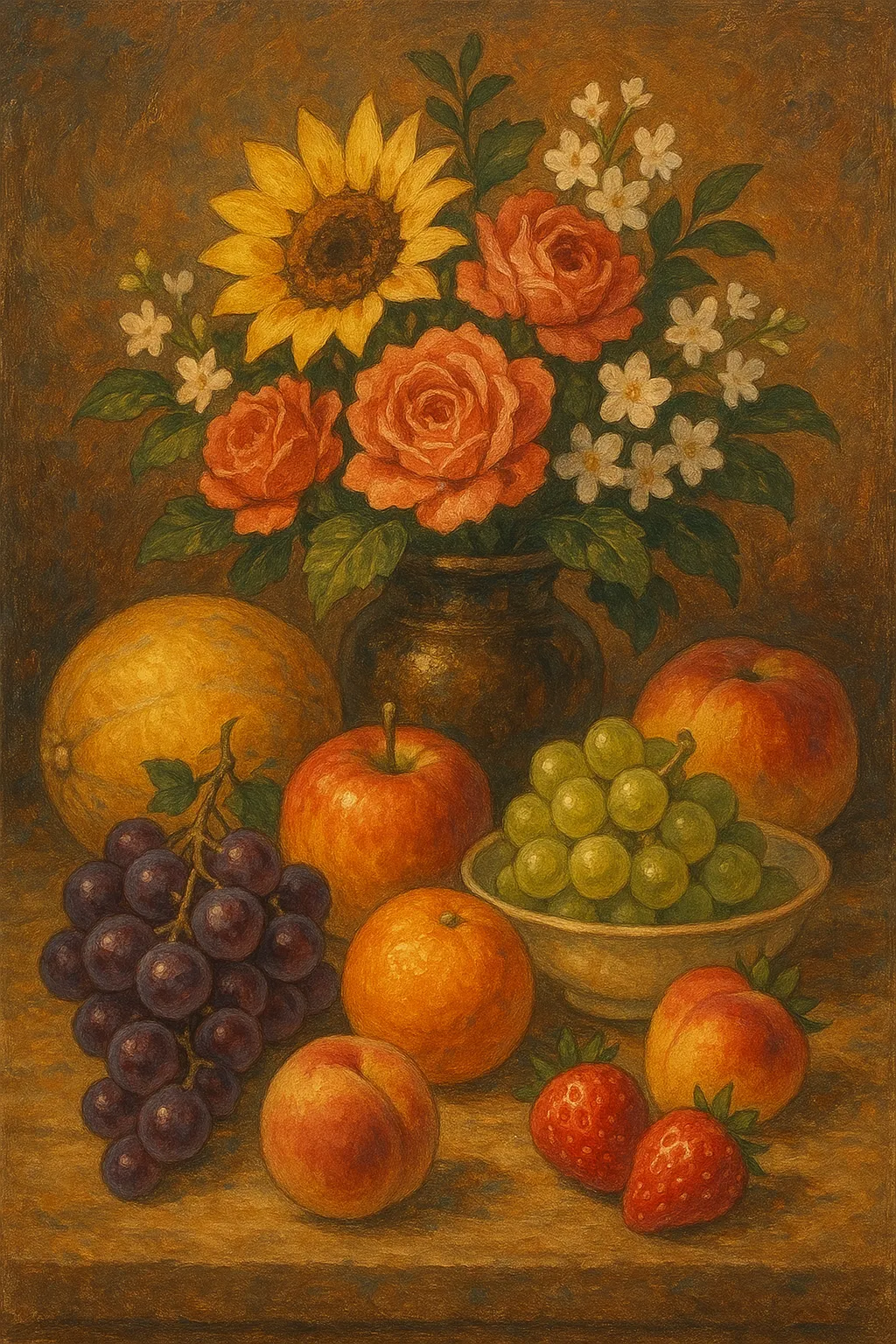 AI generated AI Oil Painter 3:4 portrait style