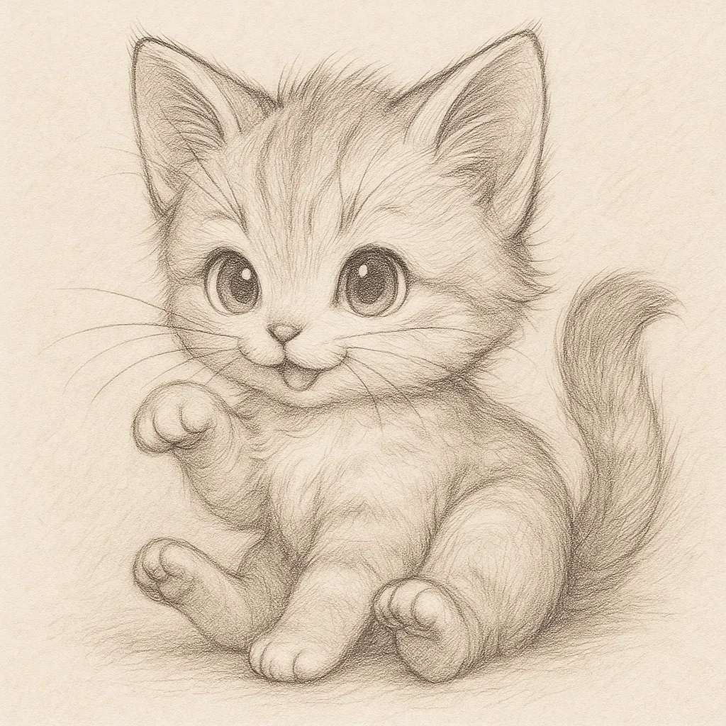 AI generated AI Pencil Drawing Generator 1:1 square style