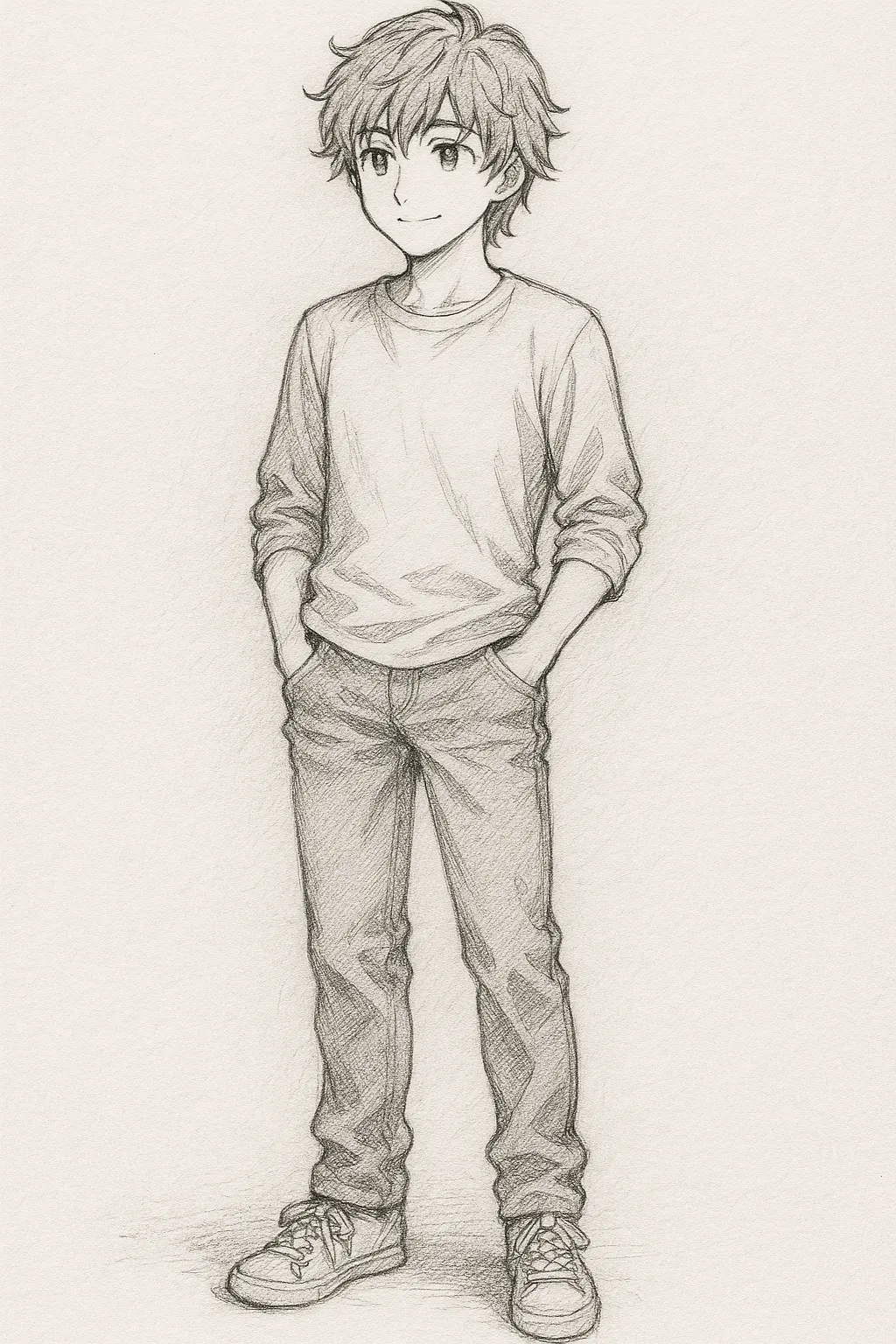 AI generated AI Pencil Drawing Generator 3:4 portrait style