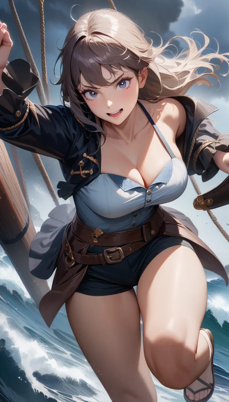 AI generated AI Pirate Generator 9:16 portrait style