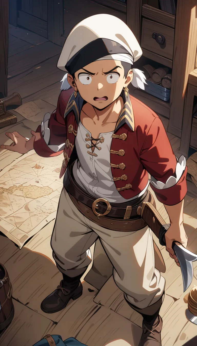 AI generated AI Pirate Generator 9:16 portrait style