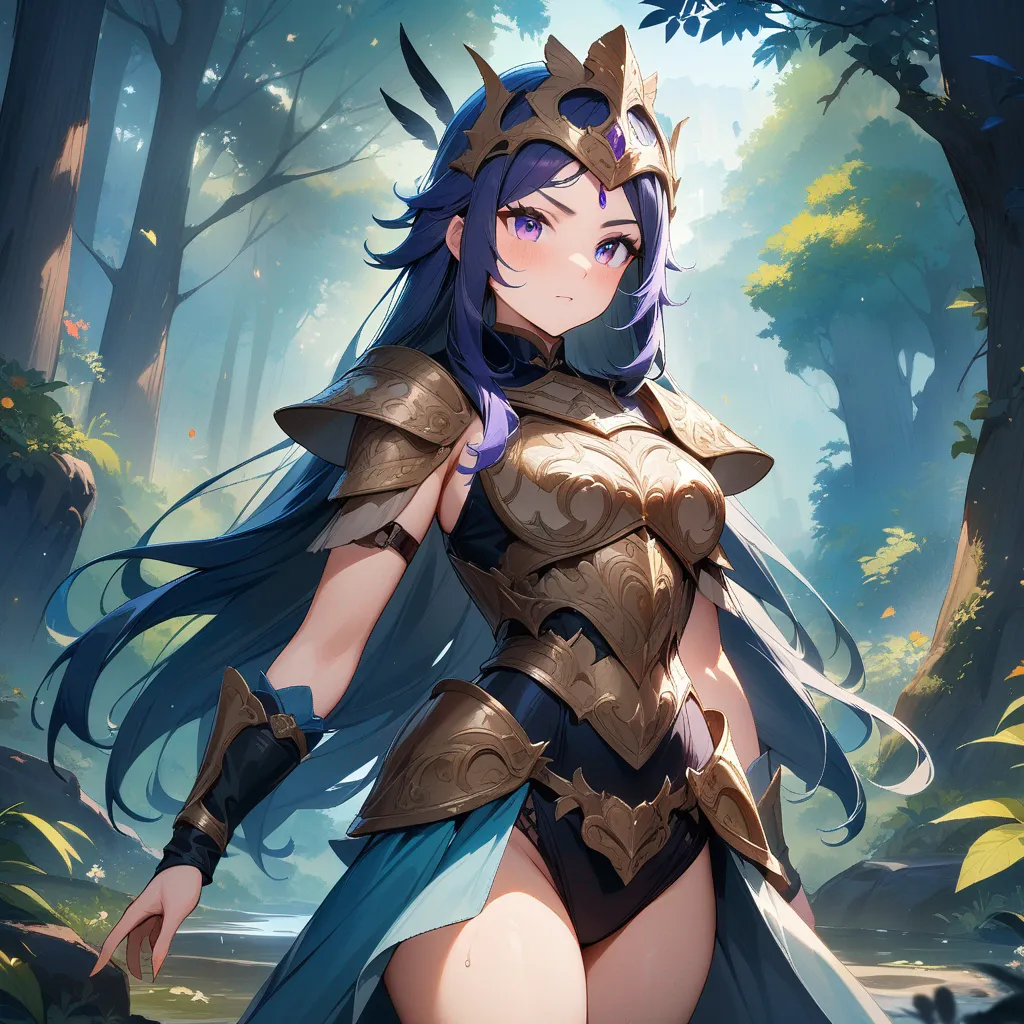 AI generated AI Princess Generator 1:1 square style