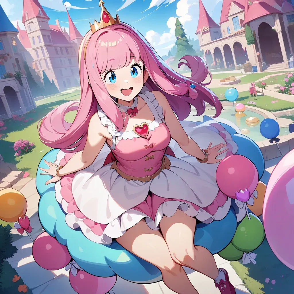 AI generated AI Princess Generator 1:1 square style