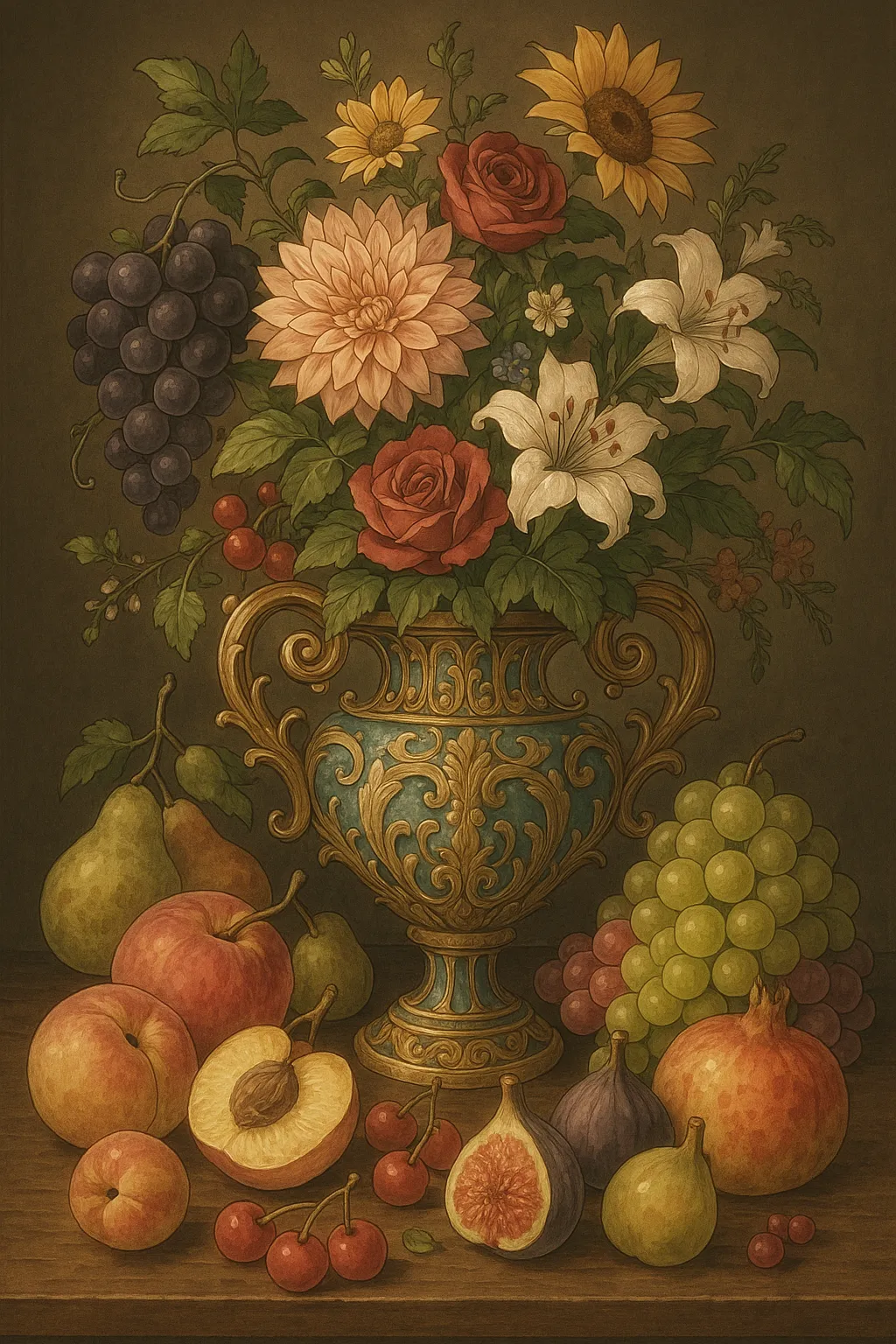 AI generated AI Renaissance Painting Generator 3:4 portrait style