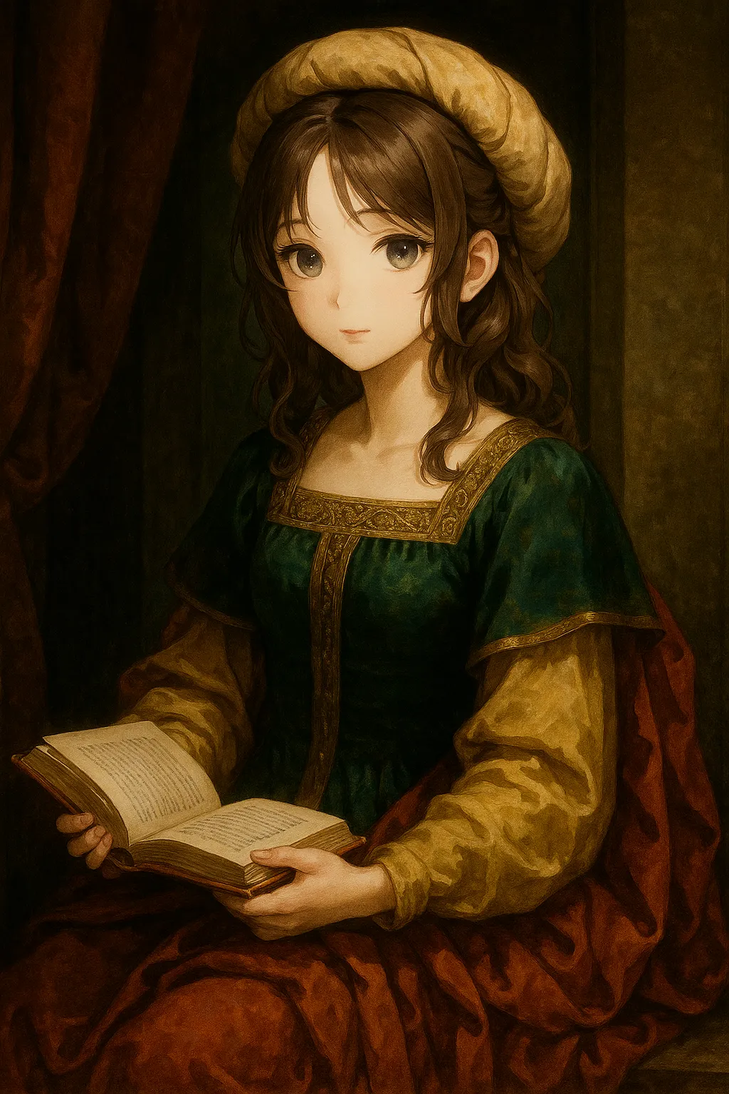 AI generated AI Renaissance Painting Generator 9:16 portrait style