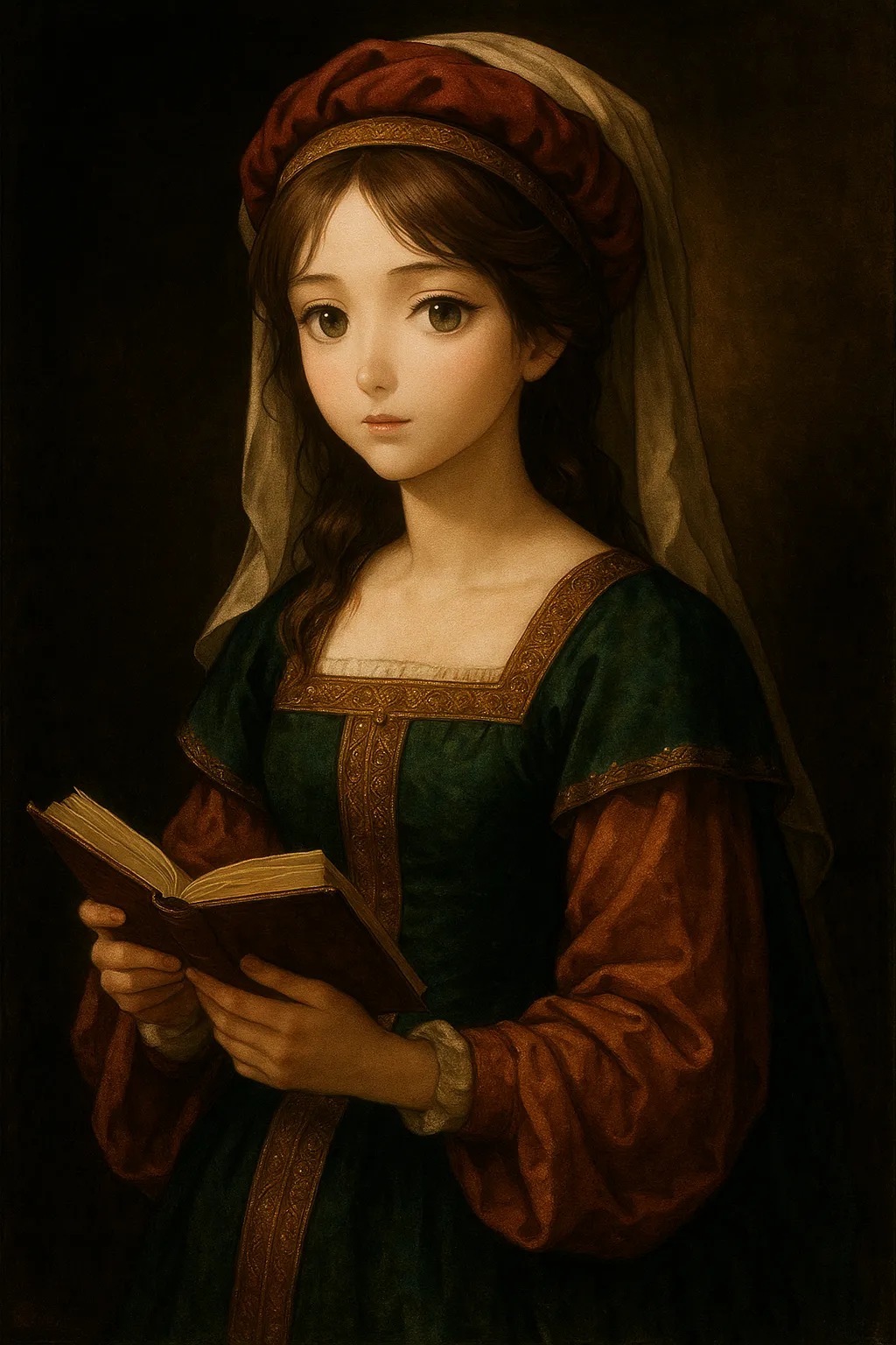 AI generated AI Renaissance Painting Generator 3:4 portrait style