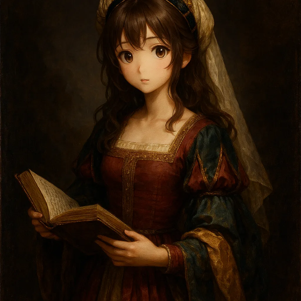 AI generated AI Renaissance Painting Generator 1:1 square style