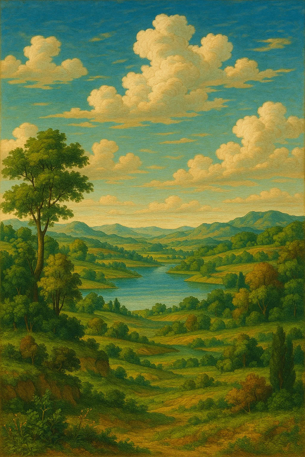 AI generated AI Renaissance Painting Generator 9:16 portrait style