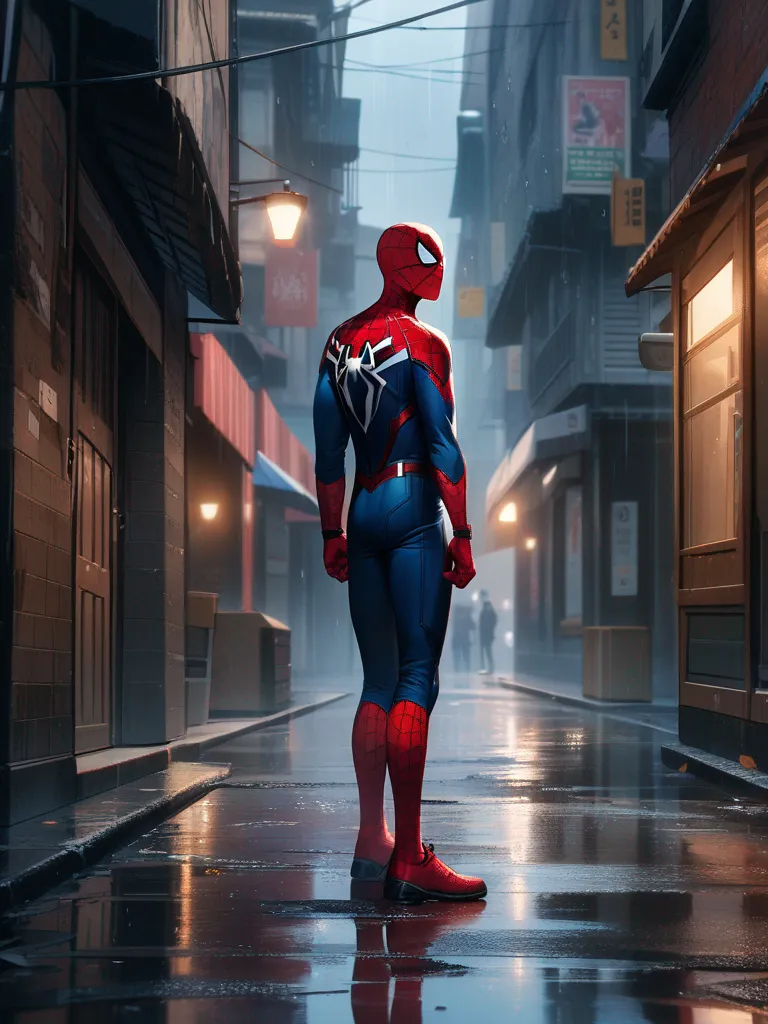 AI generated AI Spiderman Generator 3:4 portrait style