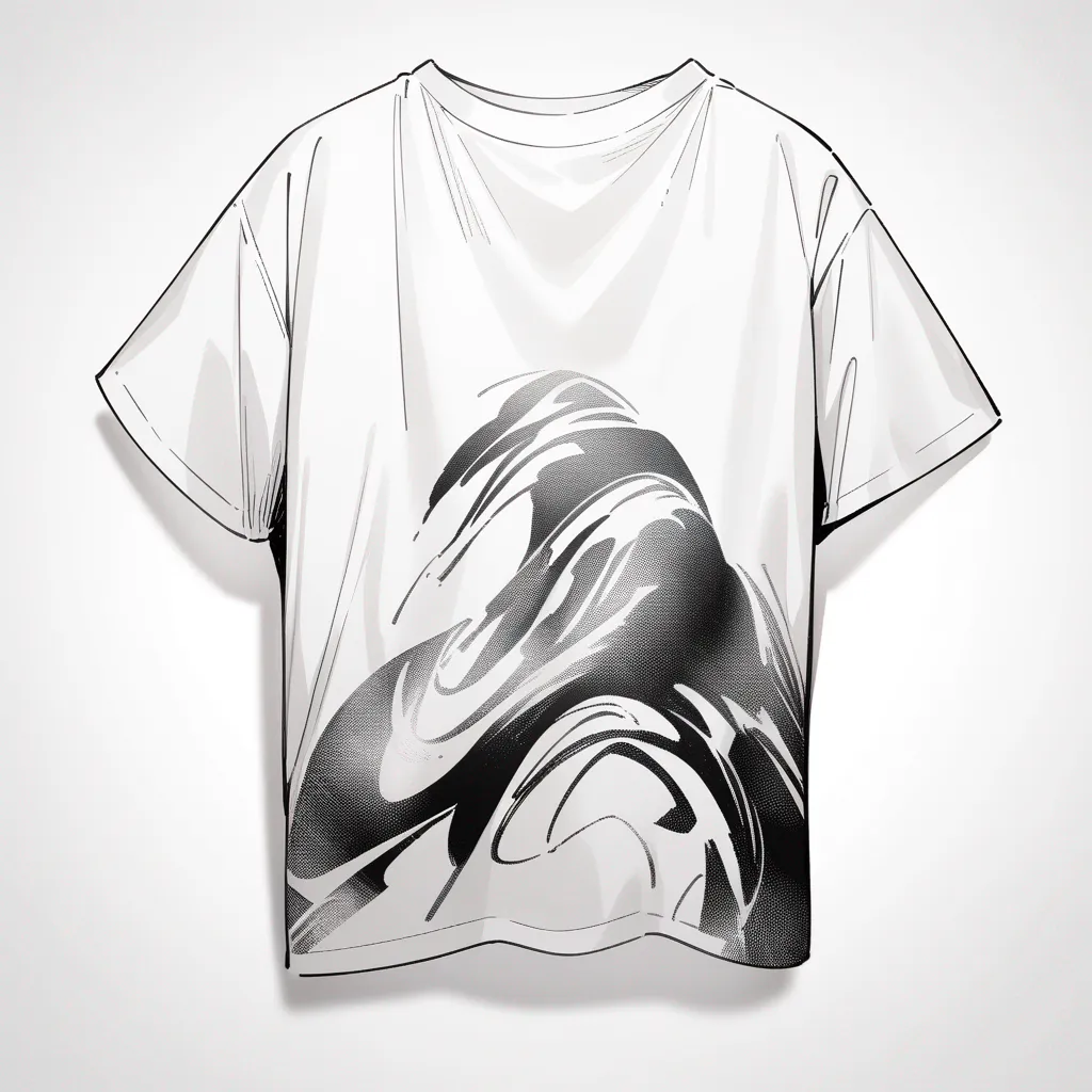 AI generated AI T Shirt Designer 1:1 square style