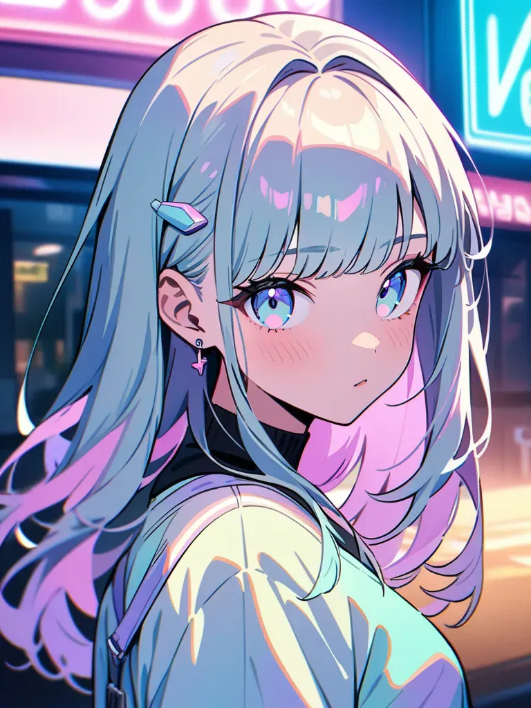 AI generated AI Vaporwave Generator 3:4 portrait style