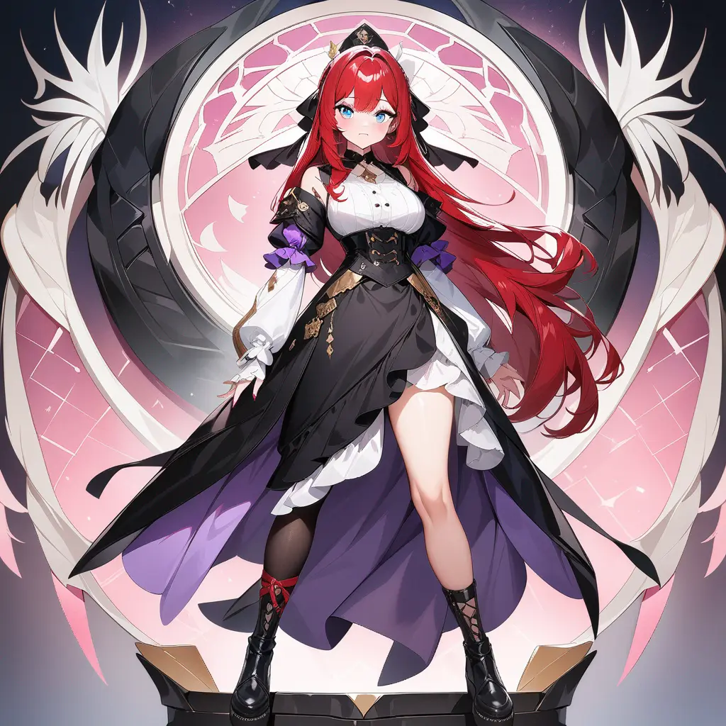 AI generated waifu square style 6