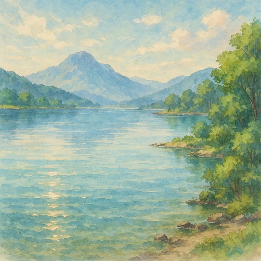 AI generated AI Watercolor Generator 1:1 square style