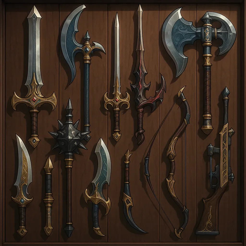 AI generated AI Weapon Generator 1:1 square style